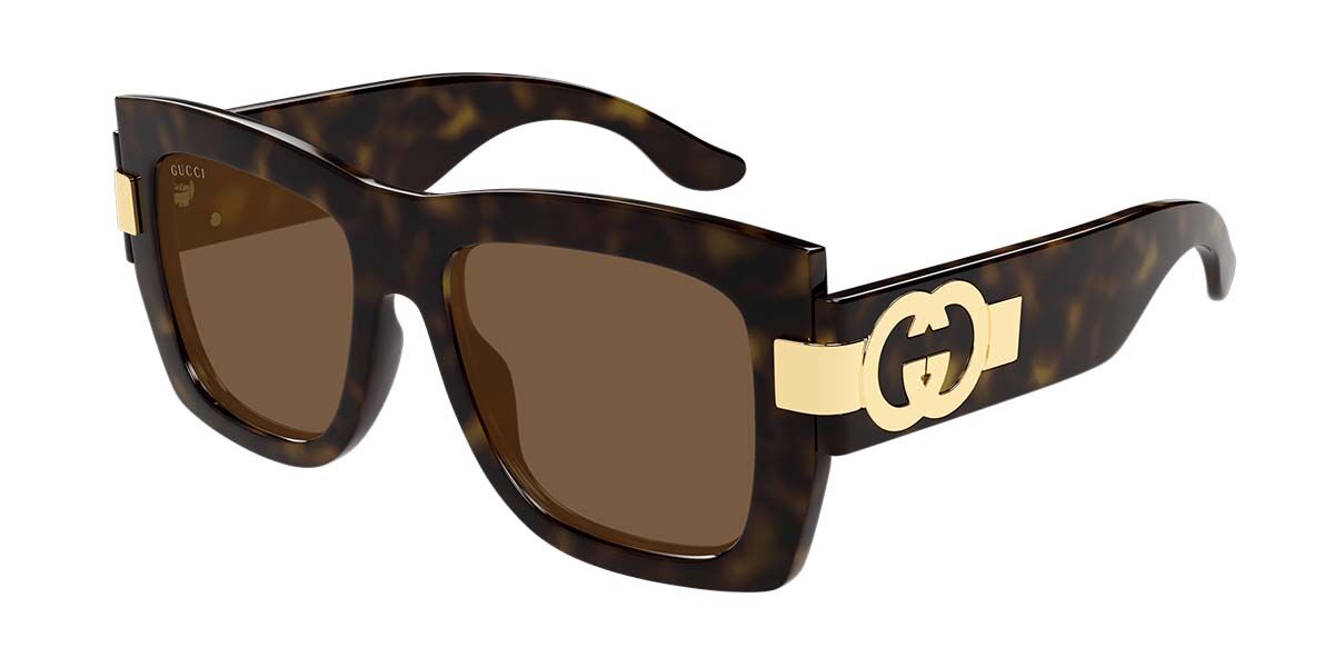 Image of Gucci GG1688S 002 Óculos de Sol Feminino Tortoiseshell BRLPT