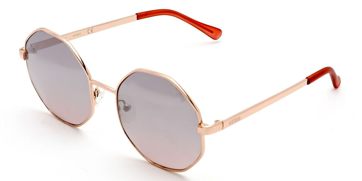 Image of Guess GF0319 28F 54 Lunettes De Soleil Homme Rose-Dorées FR