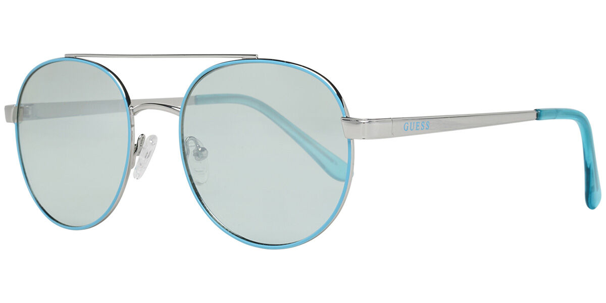 Image of Guess GF0367 10X 53 Lunettes De Soleil Femme Bleues FR