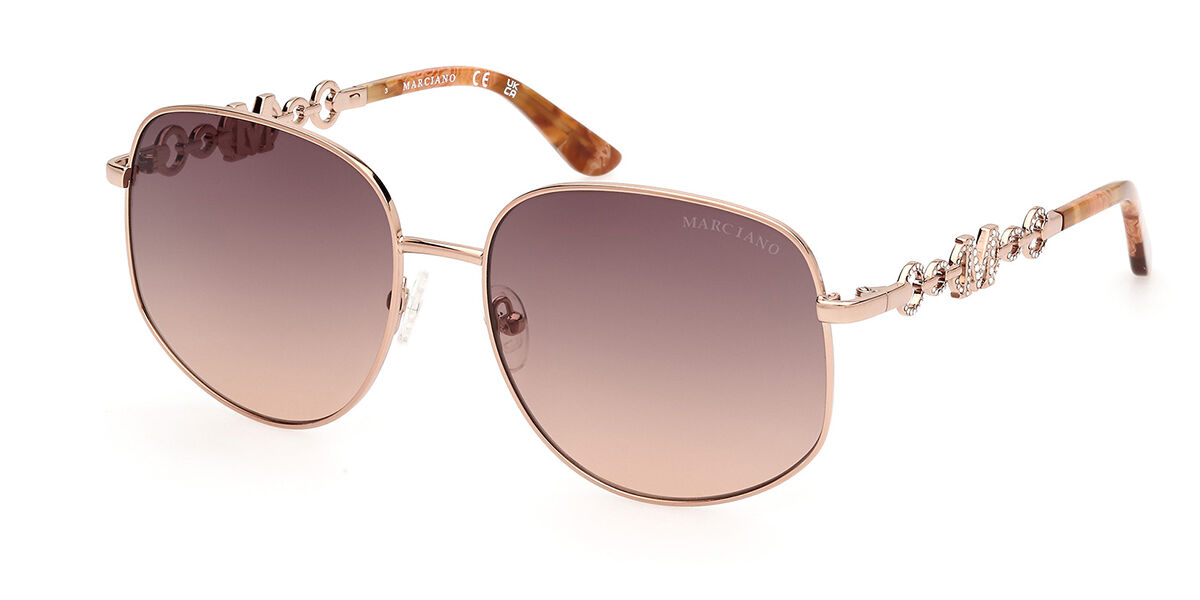 Image of Guess GM00003 28F 59 Lunettes De Soleil Femme Dorées FR