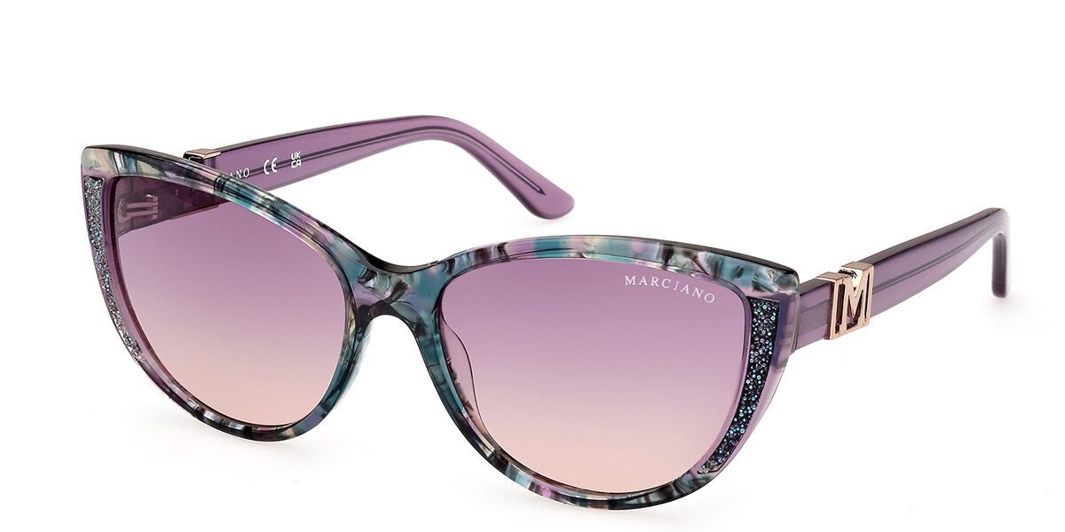 Image of Guess GM00011 83Z 58 Lunettes De Soleil Femme Tortoiseshell FR