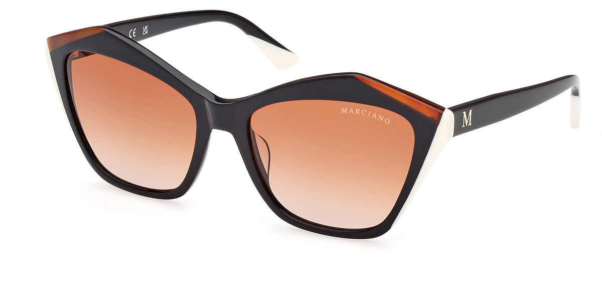 Image of Guess GM0832 05F 59 Lunettes De Soleil Femme Noires FR