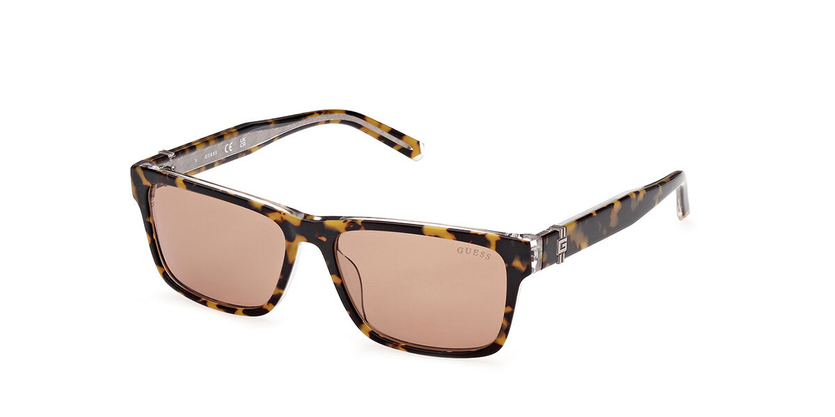 Image of Guess GU00074 53E 55 Lunettes De Soleil Homme Tortoiseshell FR