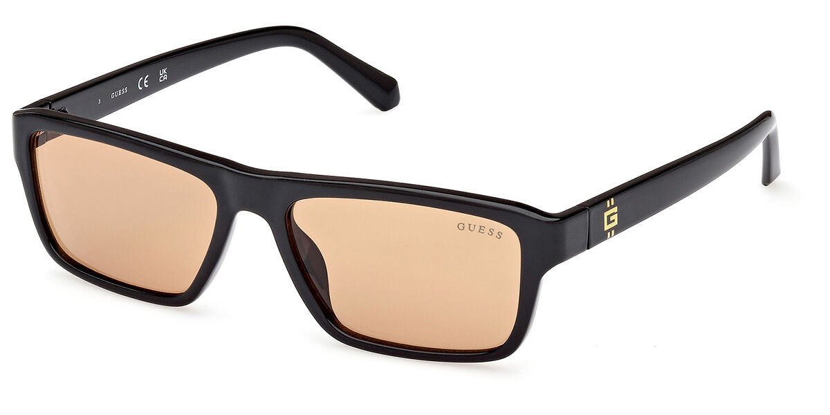 Image of Guess GU00085 01E 55 Lunettes De Soleil Homme Noires FR