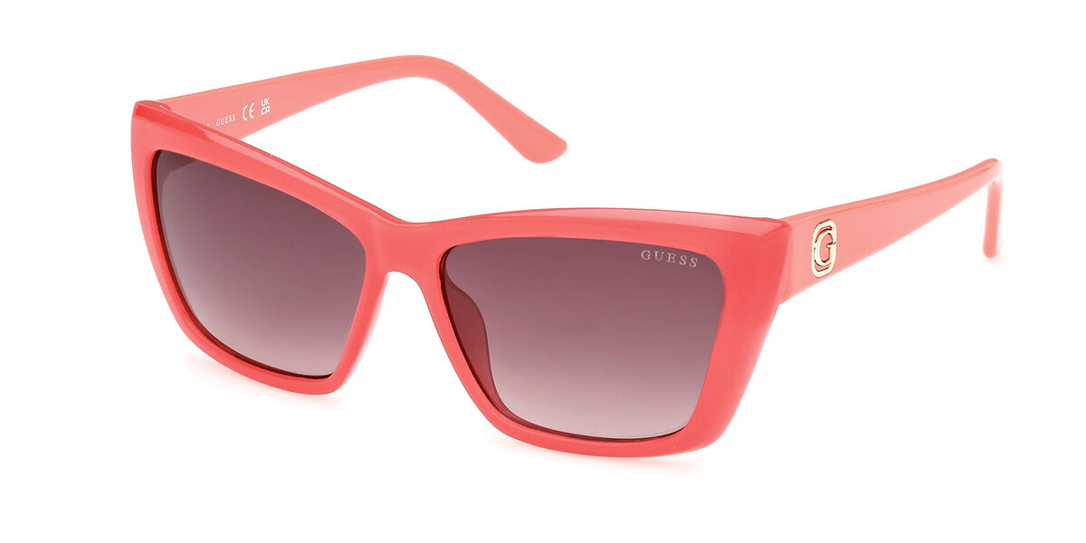 Image of Guess GU00098 72F 55 Lunettes De Soleil Femme Roses FR