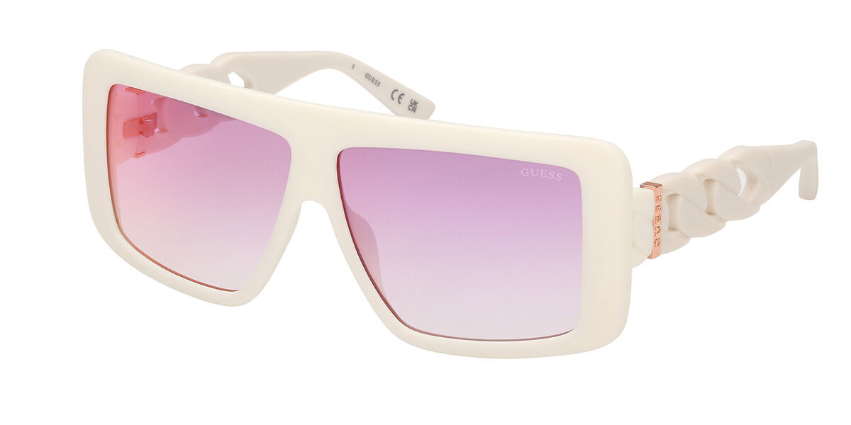 Image of Guess GU00109 21Z 60 Lunettes De Soleil Femme Blanches FR