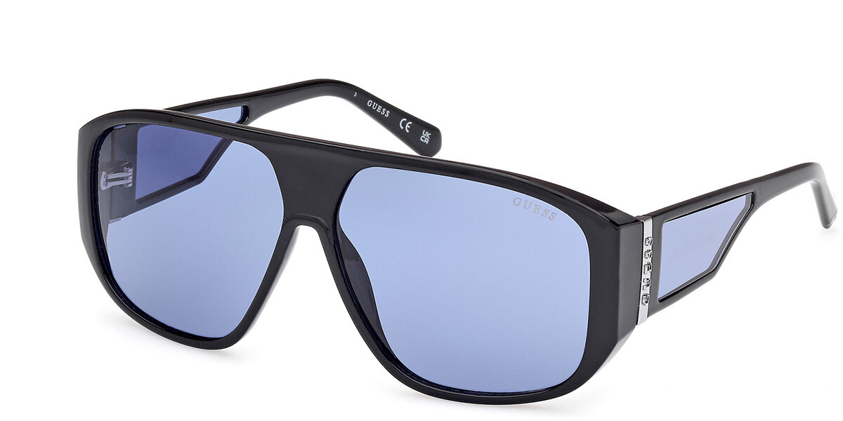 Image of Guess GU00135 01V 61 Lunettes De Soleil Homme Noires FR