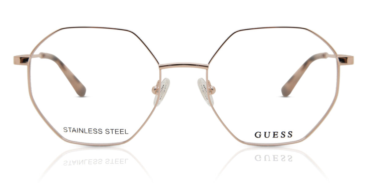 Image of Guess GU2849 028 Óculos de Grau Rose-Dourados Feminino BRLPT