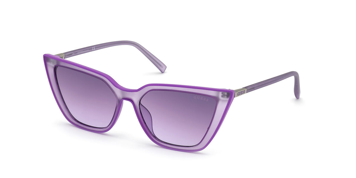 Image of Guess GU3062 81Z 57 Lunettes De Soleil Femme Purple FR