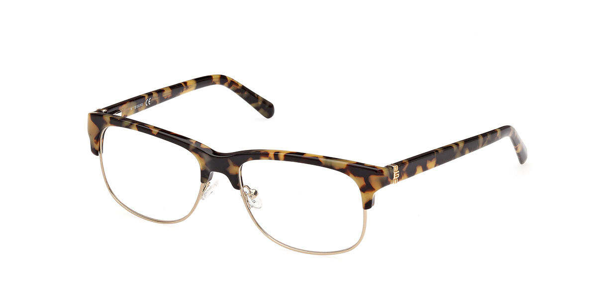 Image of Guess GU50081 053 Óculos de Grau Tortoiseshell Masculino PRT