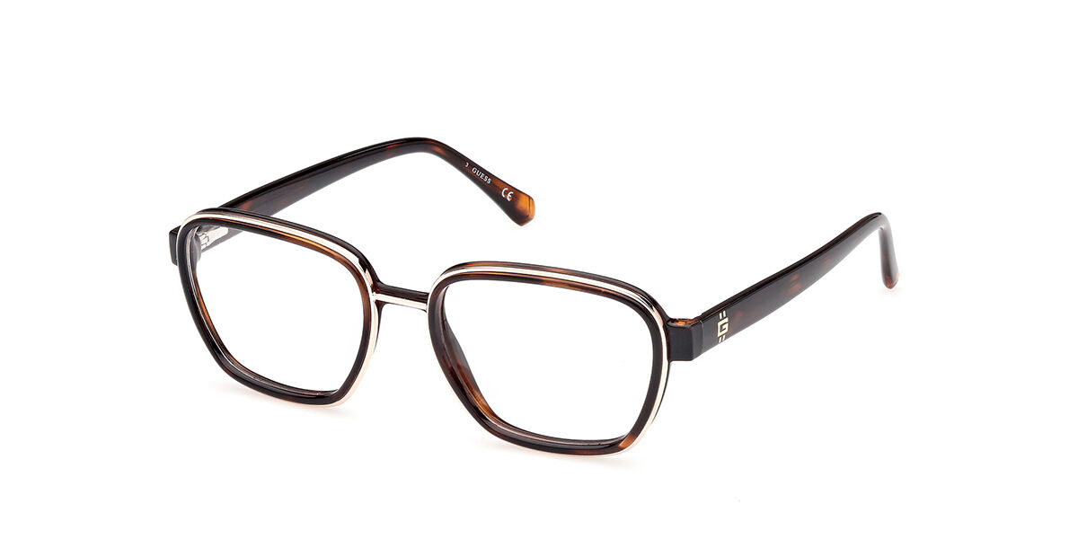 Image of Guess GU50086 052 Óculos de Grau Tortoiseshell Masculino BRLPT