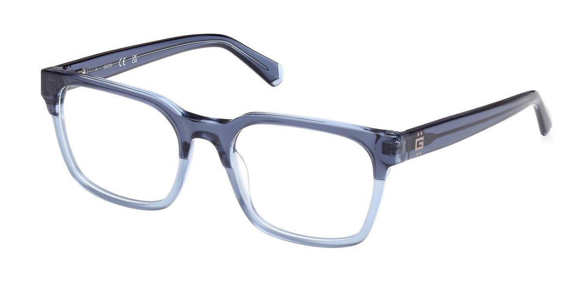 Image of Guess GU50094 092 Óculos de Grau Azuis Masculino PRT