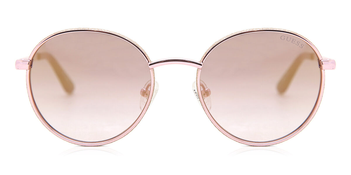 Image of Guess GU7556 28U 51 Lunettes De Soleil Femme Dorées FR