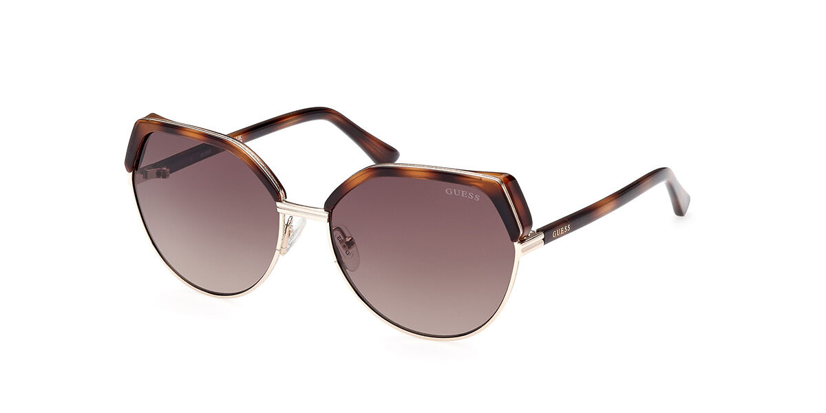 Image of Guess GU7872 53F 58 Lunettes De Soleil Femme Tortoiseshell FR