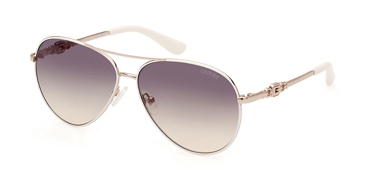 Image of Guess GU7885-H 21P Óculos de Sol Brancos Feminino BRLPT