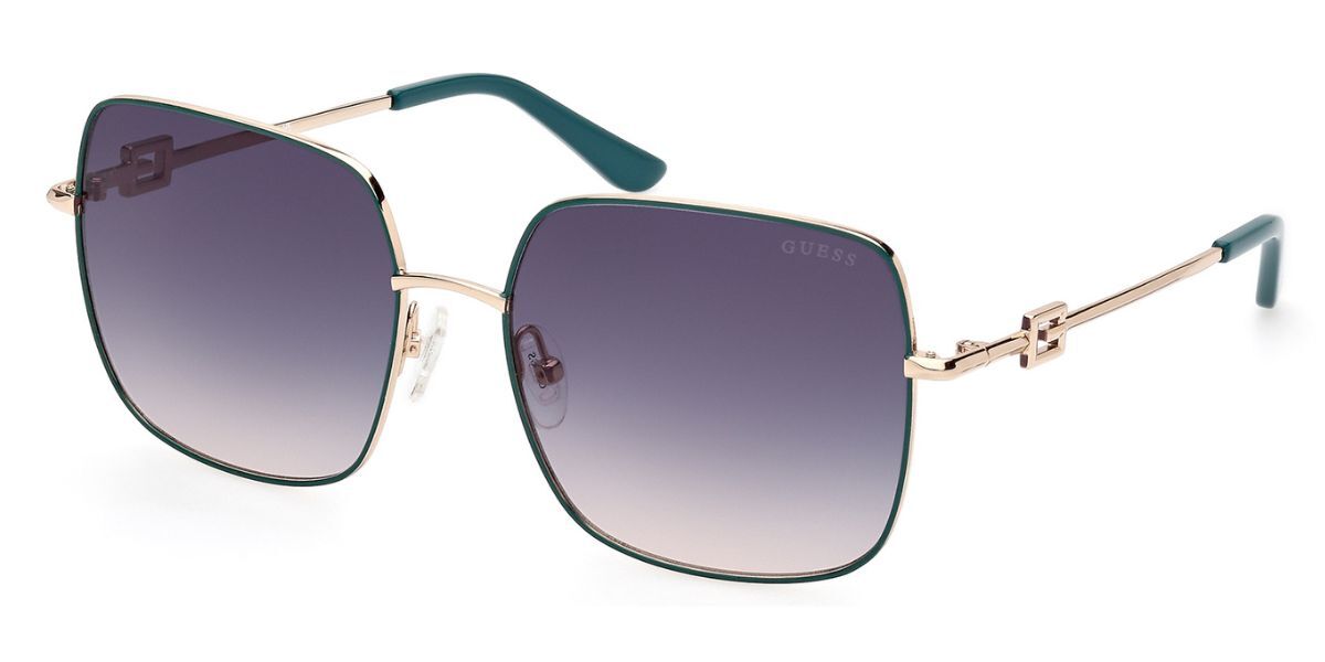 Image of Guess GU7906-H 98W 58 Lunettes De Soleil Femme Vertes FR