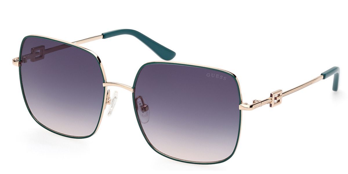 Image of Guess GU7907 98W 59 Lunettes De Soleil Femme Vertes FR