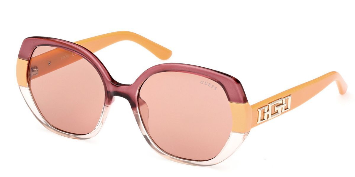 Image of Guess GU7911 44E 55 Lunettes De Soleil Femme Marrons FR