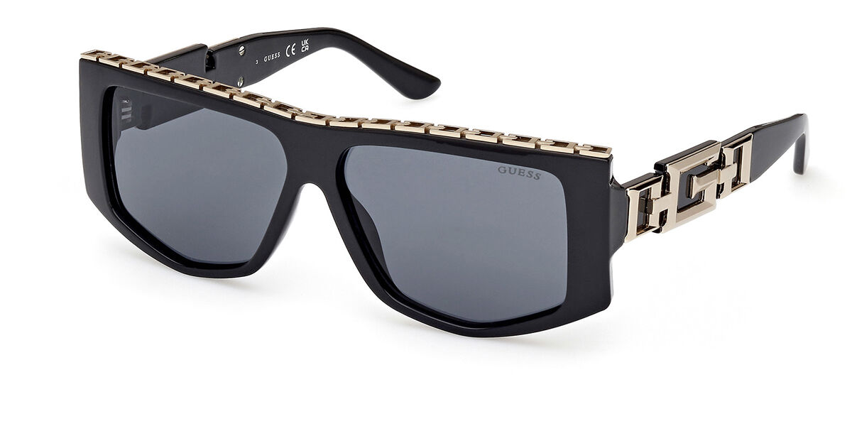 Image of Guess GU7914 01A 58 Lunettes De Soleil Femme Noires FR