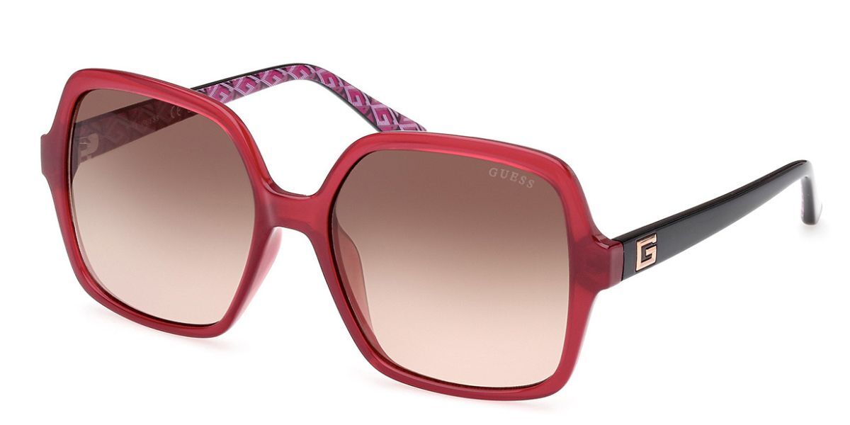 Image of Guess GU7921-H 69G 57 Lunettes De Soleil Femme Bordeaux FR