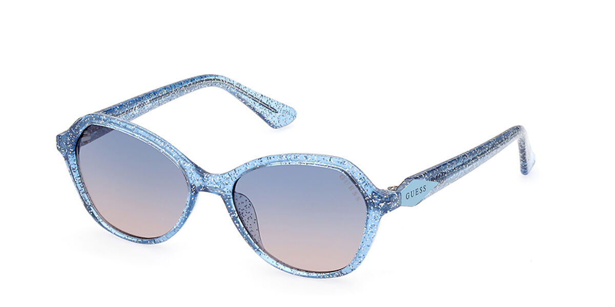 Image of Guess GU9239 Enfant 92W 48 Lunettes De Soleil Enfant Bleues FR