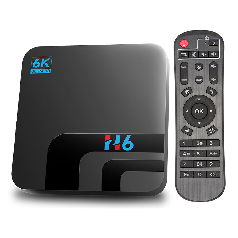 Image of H6 H616 TV BOX Android 100 2G+32GB 6K HDR 3D Video UHD Media Player Support bluetooth WiFi Set Top Box