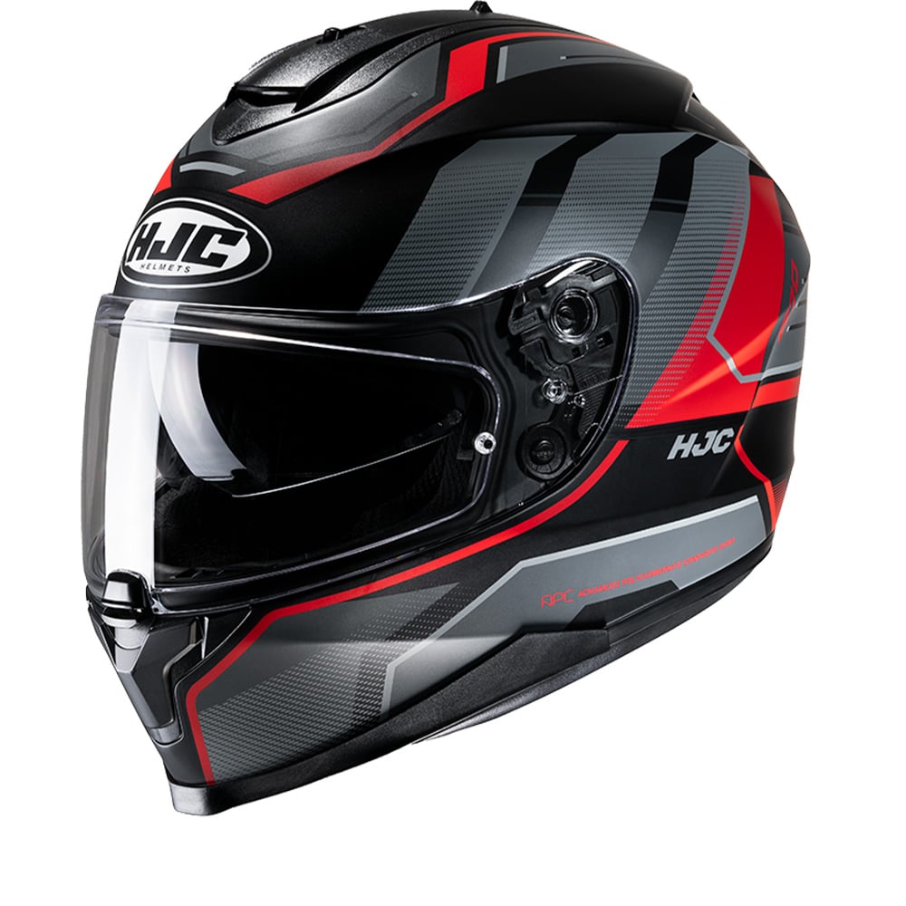 Image of HJC C70 Nian Black Red Mc1Sf Full Face Helmet Size S ID 8804269371138