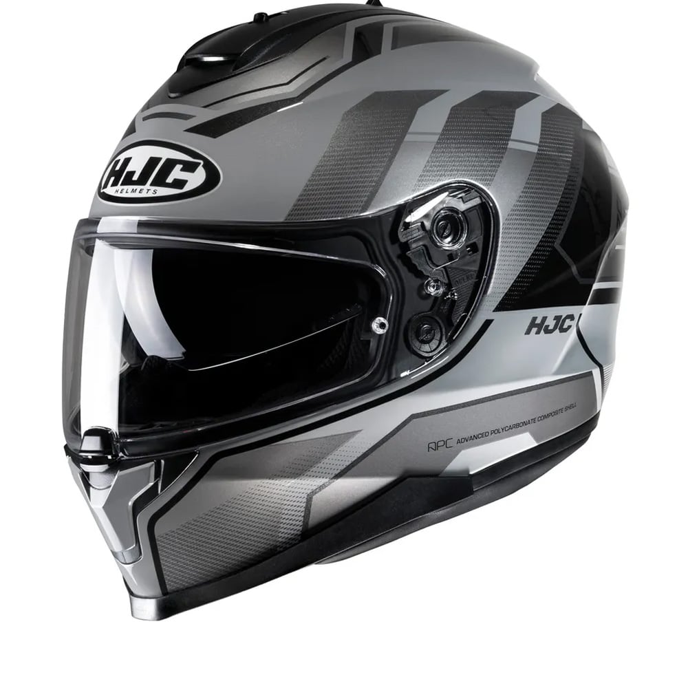 Image of HJC C70 Nian Grey Black Mc5 Full Face Helmets Size M ID 8804269371503