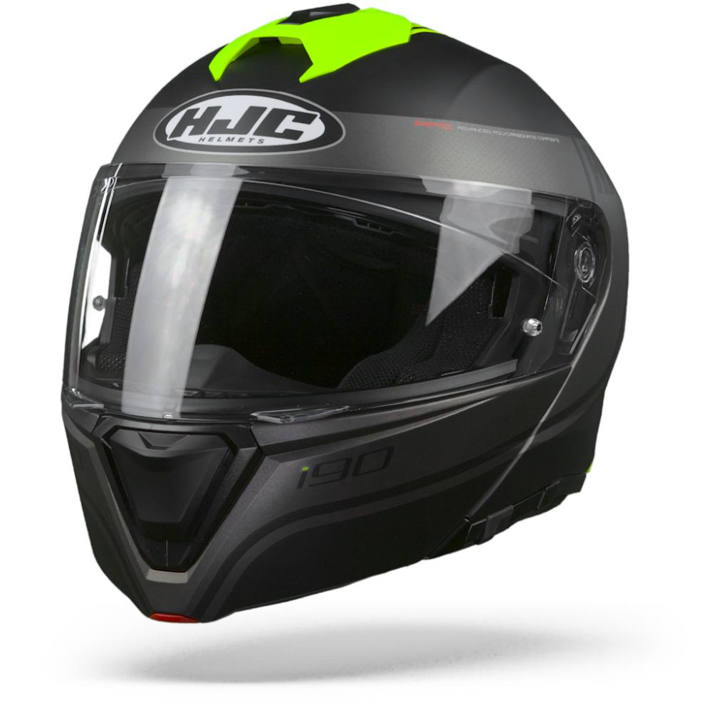 Image of HJC I90 Davan Yellow Modular Helmet Size 2XL EN