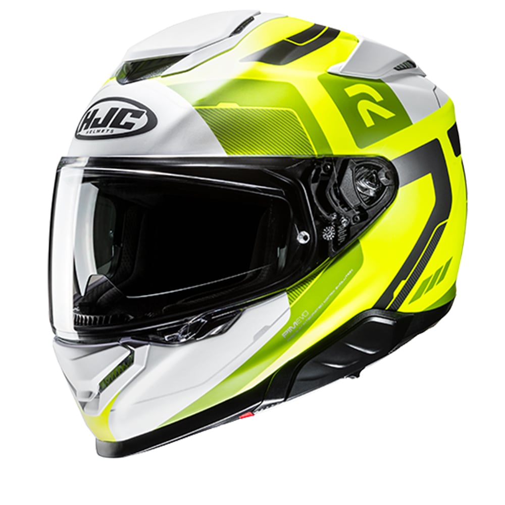 Image of HJC RPHA 71 Cozad Yellow Black Full Face Helmet Size L ID 8804269450871