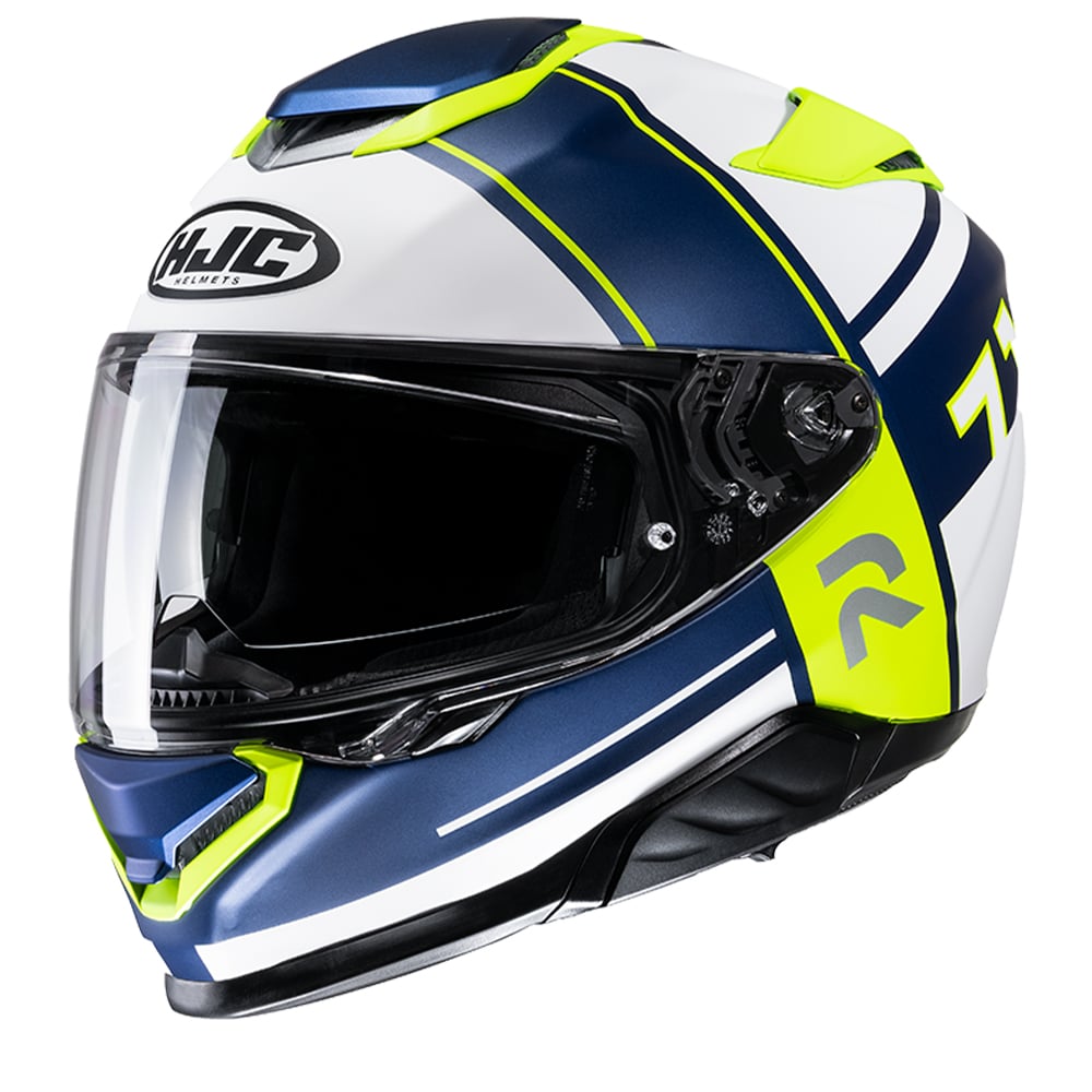 Image of HJC RPHA 71 Zecha White Blue Mc3Hsf Full Face Helmet Size XS EN