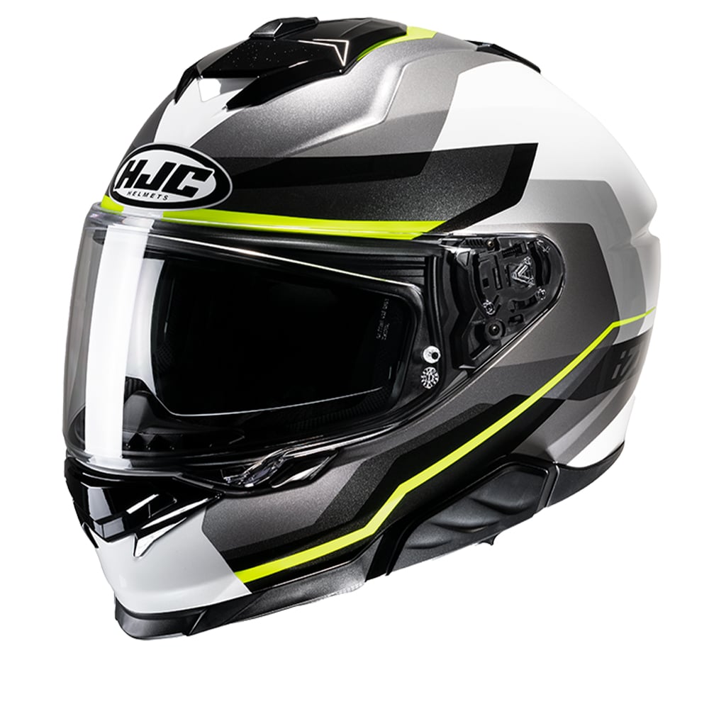 Image of HJC i71 Nior Grey Green MC3H Full Face Helmet Size 2XL EN