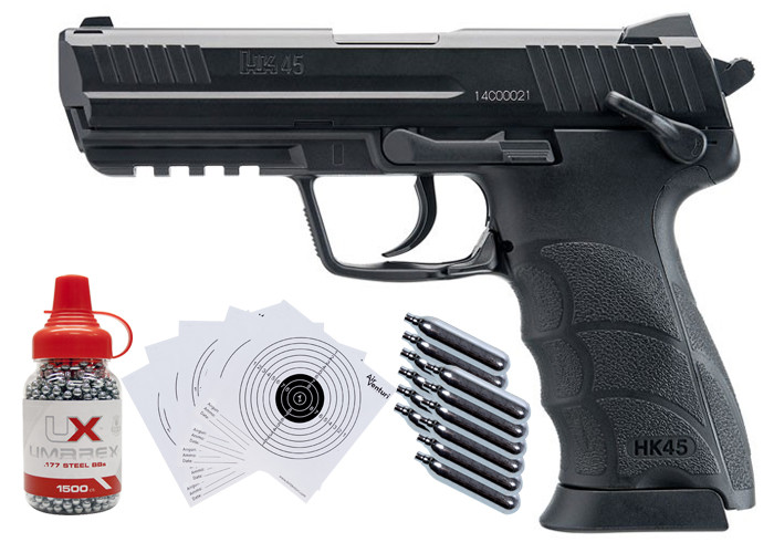 Image of HK45 CO2 BB 177 Pistol Kit 0177 ID 819024019673