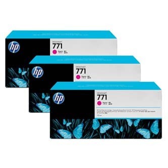 Image of HP č771 CR252A 3ks purpurová (magenta) originální cartridge CZ ID 10024