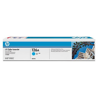 Image of HP 126A CE311A azuriu (cyan) toner original RO ID 3294