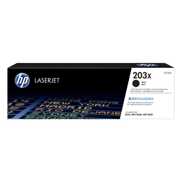 Image of HP 203X CF540X čierný (black) originálny toner SK ID 12761