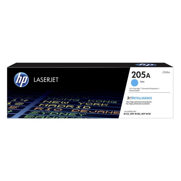 Image of HP 205A CF531A azuriu (cyan) toner original RO ID 12759