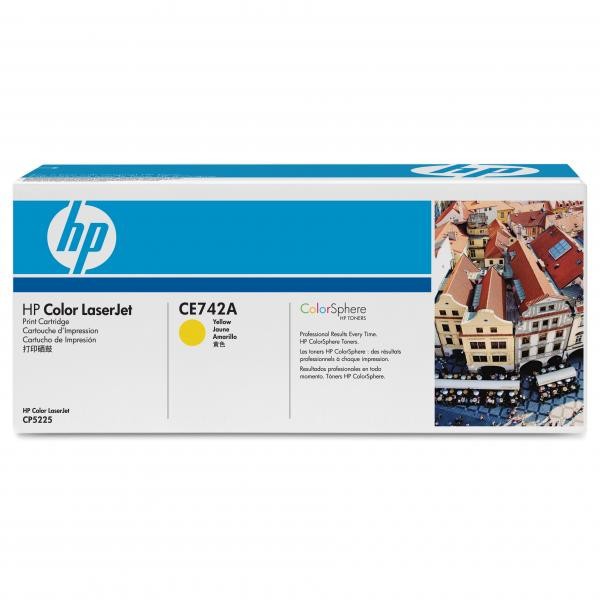 Image of HP 307A CE742A žltý (yellow) originálny toner SK ID 15443