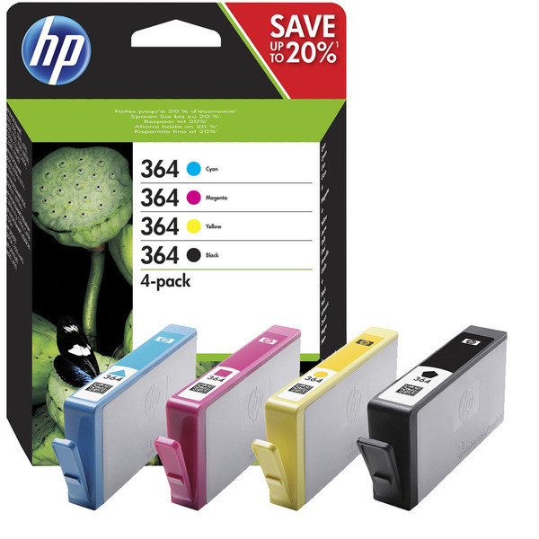 Image of HP 364 N9J73AE Bk+C+M+Y multipack originální cartridge CZ ID 9857