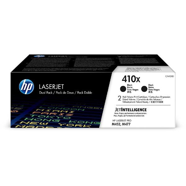 Image of HP 410X CF410XD 2ks czarny (black) toner oryginalny PL ID 15483