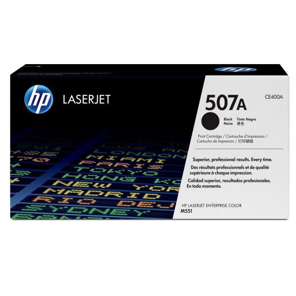 Image of HP 507A CE400A czarny (black) toner oryginalny PL ID 15451