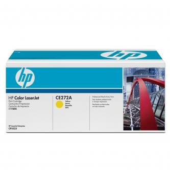 Image of HP 650A CE272A galben (yellow) toner original RO ID 3838