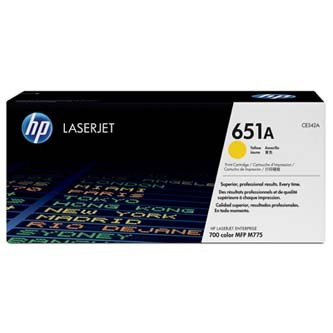 Image of HP 651A CE342A galben (yellow) toner original RO ID 6194