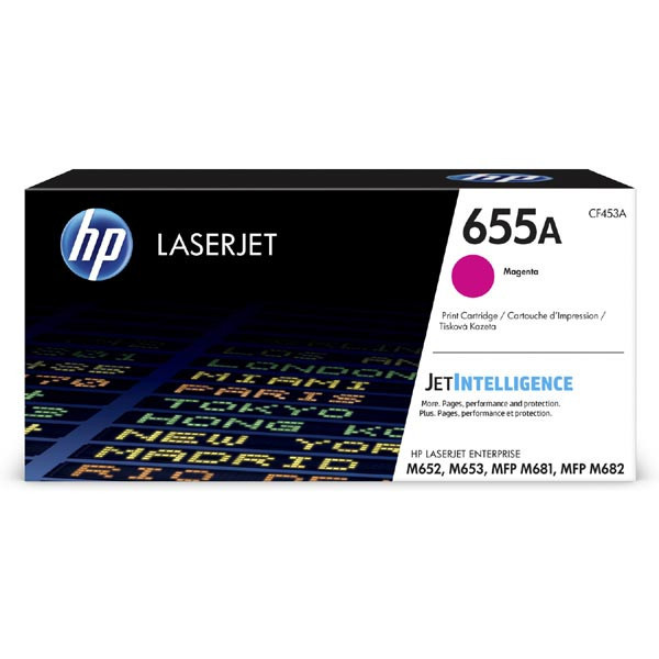 Image of HP 655A CF453A purpuriu (magenta) toner original RO ID 15487