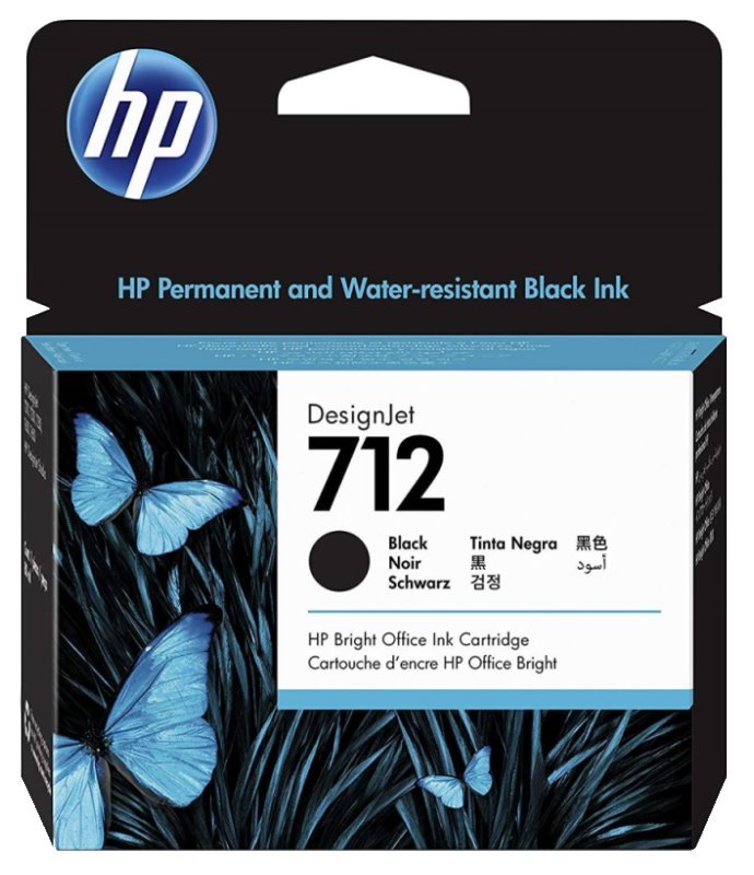 Image of HP 712 3ED70A čierna (black) originálna cartridge SK ID 345146