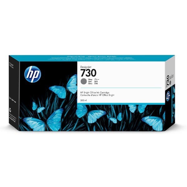 Image of HP 730 P2V72A sivá (gray) originálna cartridge SK ID 16611