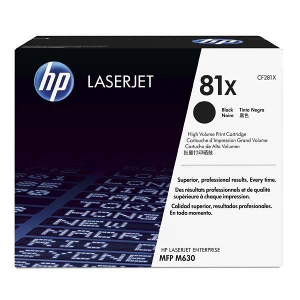 Image of HP 81X CF281X negru (black) toner original RO ID 15470