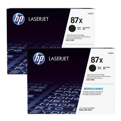 Image of HP 87X CF287XD fekete (black) dualpack eredeti toner HU ID 11652