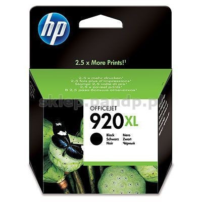 Image of HP 920XL CD975AE czarny (black) tusz oryginalna PL ID 2460