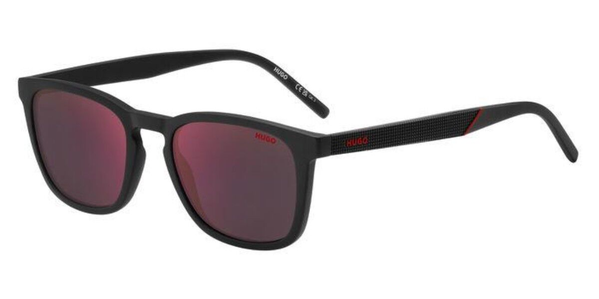 Image of HUGO HG 1306/S 807/AO 53 Lunettes De Soleil Homme Noires FR